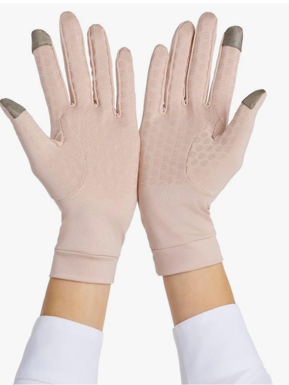 Coolibar Tan Touchscreen UV Gloves 2 pair Size M